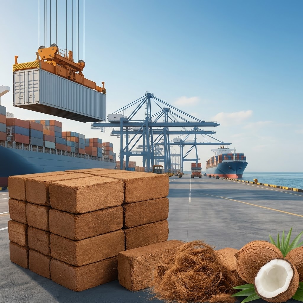 Premium Organic Cocopeat Processing