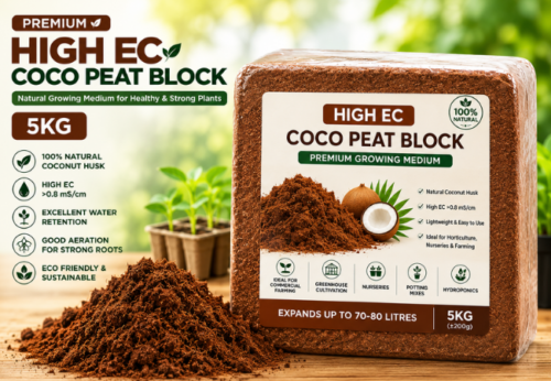 High EC Coco Peat Block 5kg